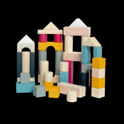 Bigjigs Toys FSC® Certified Drum of 50 Bricks