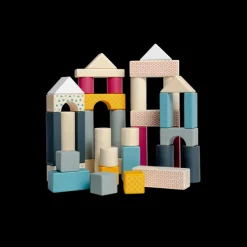 Bigjigs Toys FSC® Certified Drum of 50 Bricks