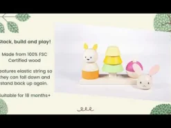 Bigjigs Toys FSC® Certified Forest Stacker