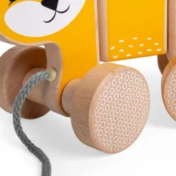 Bigjigs Toys FSC® Certified Pull Along Fox - DAMAGED BOX