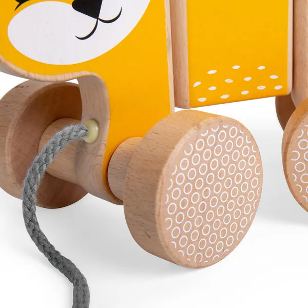 Bigjigs Toys FSC® Certified Pull Along Fox - DAMAGED BOX