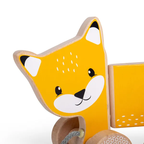 Bigjigs Toys FSC® Certified Pull Along Fox