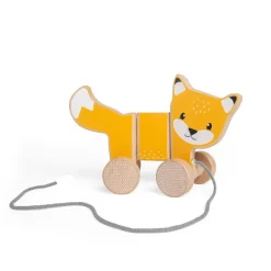 Bigjigs Toys FSC® Certified Pull Along Fox - DAMAGED BOX