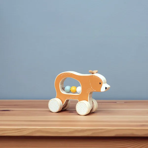 Bigjigs Toys FSC® Certified Push Along Bear