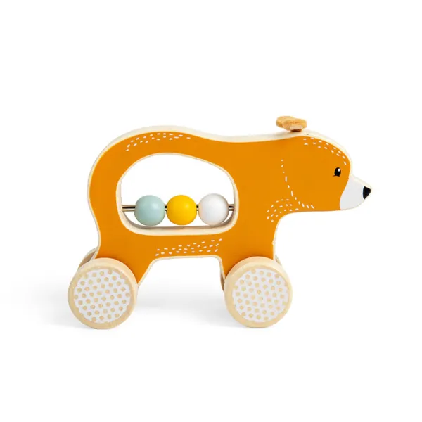 Bigjigs Toys FSC® Certified Push Along Bear