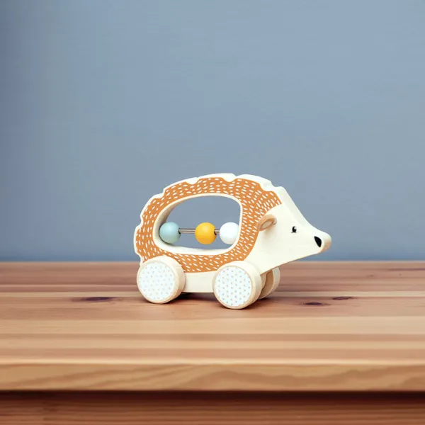 Bigjigs Toys FSC® Certified Push Along Hedgehog