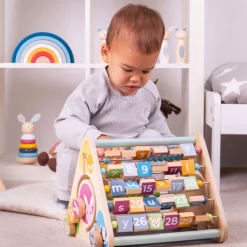 Bigjigs Toys FSC® Certified Triangular Activity Centre