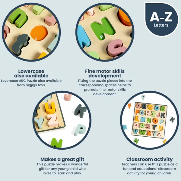 Bigjigs Toys FSC® Certified Uppercase ABC Puzzle