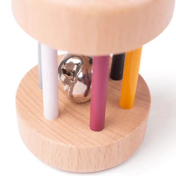 Bigjigs Toys FSC® Certified Wooden Roll Rattle