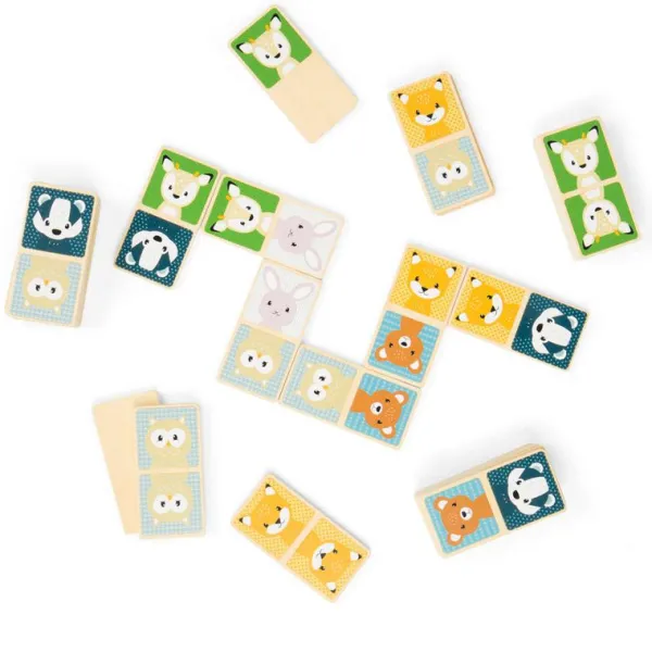 Bigjigs Toys FSC® Certified Woodland Animal Dominoes