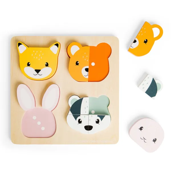 Bigjigs Toys FSC® Certified Woodland Counting Puzzle