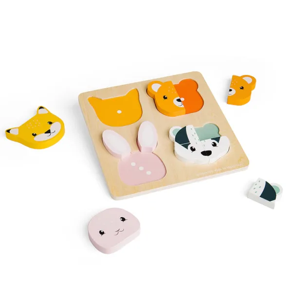 Bigjigs Toys FSC® Certified Woodland Counting Puzzle