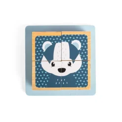 Bigjigs Toys FSC® Certified Woodland Cube Puzzle