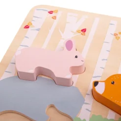 Bigjigs Toys FSC® Certified Woodlands Chunky Puzzle