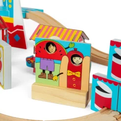 Bigjigs Rail Fun Fair Train Set