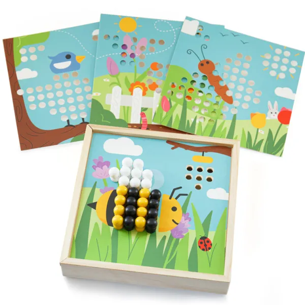 Bigjigs Toys Garden Art Peg Board