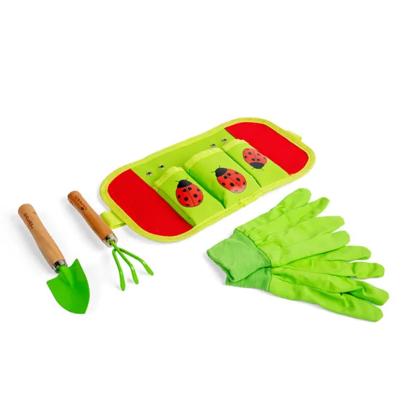 Bigjigs Toys Gardening Starter Pack - Red