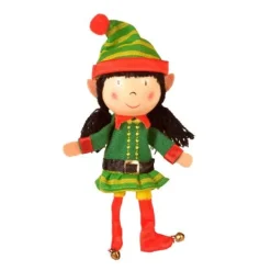 Fiesta Crafts Girl Elf Finger Puppet