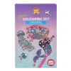 Tiger Tribe Glitter Colouring Set - Ocean Dreams