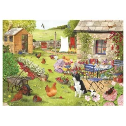 House of Puzzles Grandma's Garden - BIG 500 Piece Jigsaw Puzzle