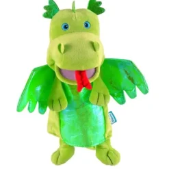 Fiesta Crafts Green Dragon Hand Puppet