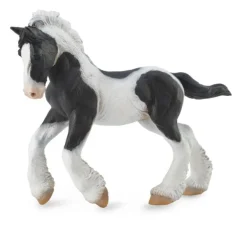 CollectA Gypsy Foal Black & White Piebald