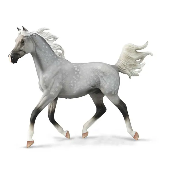 CollectA Half Arabian Stallion Dappled Grey - Deluxe 1:12 Scale