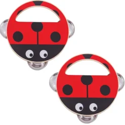 Bigjigs Toys Hand Shaker (Pk 2 Ladybird)
