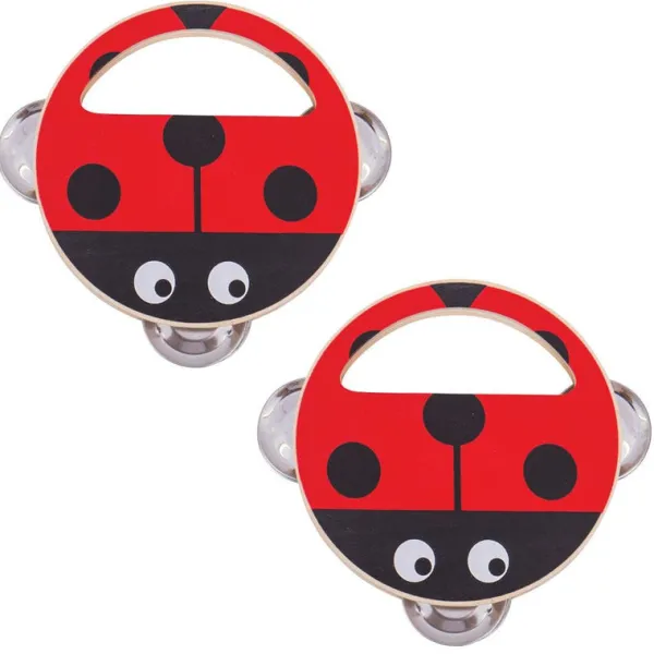 Bigjigs Toys Hand Shaker (Pk 2 Ladybird)