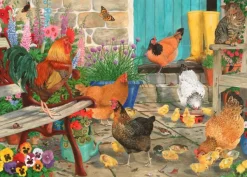 House of Puzzles Hen Pecked - 1000 Piece Jigsaw Puzzle