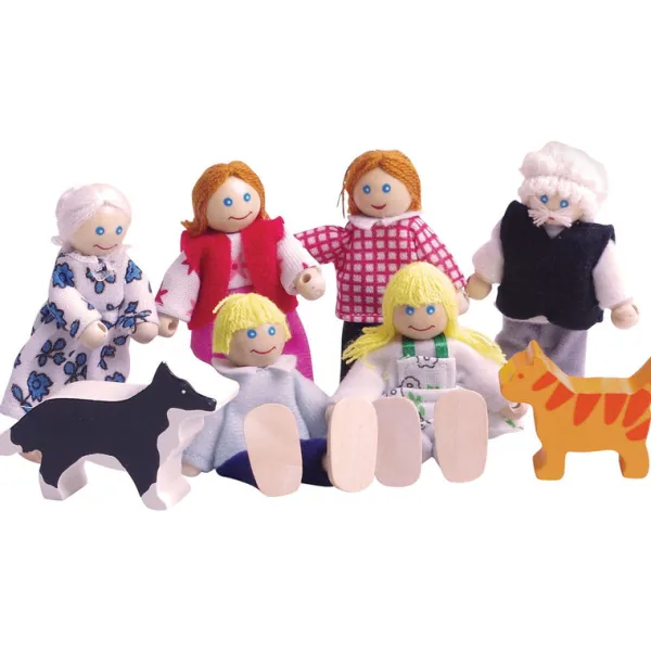 Bigjigs Heritage Playsets Heritage Playset Doll Family