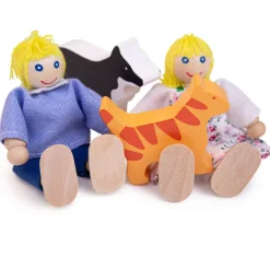 Bigjigs Heritage Playsets Heritage Playset Doll Family