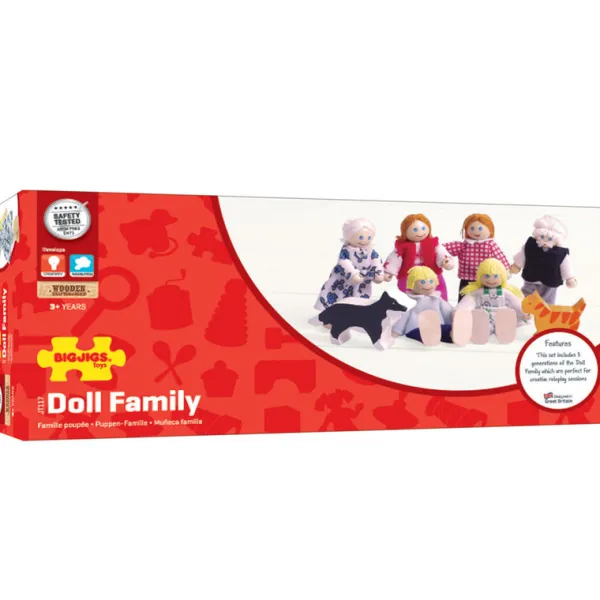Bigjigs Heritage Playsets Heritage Playset Doll Family