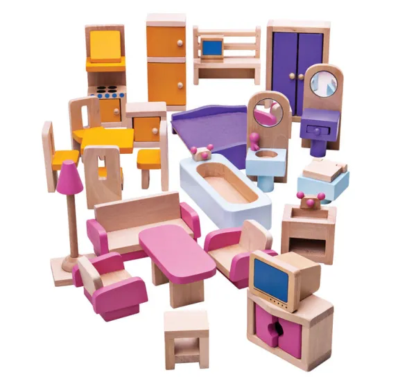 Bigjigs Heritage Playsets Heritage Playset Doll Furniture Set