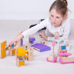 Bigjigs Heritage Playsets Heritage Playset Doll Furniture Set