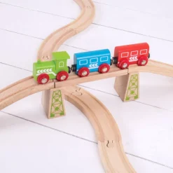 Bigjigs Rail High Level Blocks (Pack of 6)