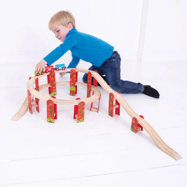 Bigjigs Rail High Level Track Expansion Pack