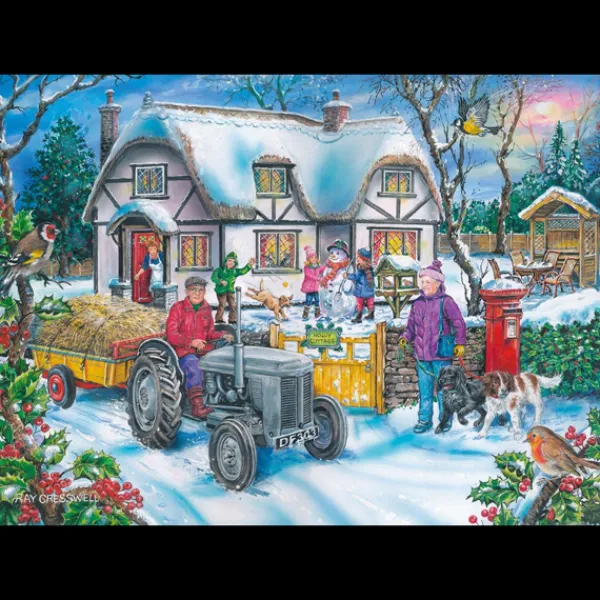 House of Puzzles Holly Cottage - 1000 Piece Jigsaw Puzzle