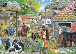 House of Puzzles Horseshoe Farm - BIG 250 Piece Jigsaw Puzzle