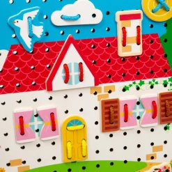 Bigjigs Toys House Lace-A-Shape