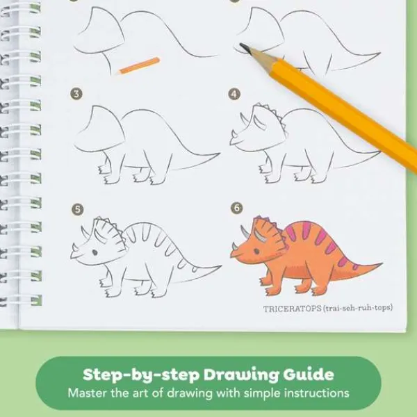 Tiger Tribe How To Draw Dinosaur