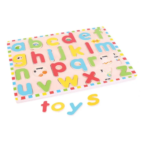 Bigjigs Toys Inset Puzzle Lowercase Alphabet