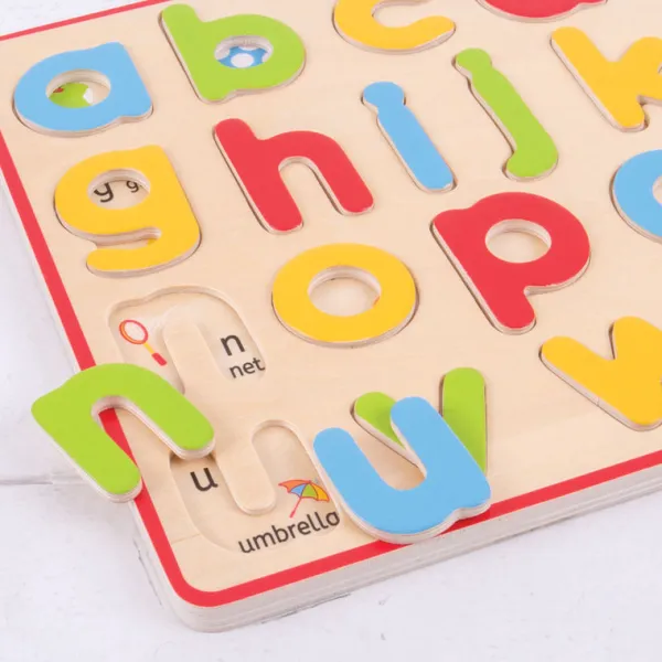 Bigjigs Toys Inset Puzzle Lowercase Alphabet