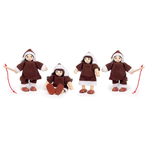 Bigjigs Toys Inuit Figures (4 pack)
