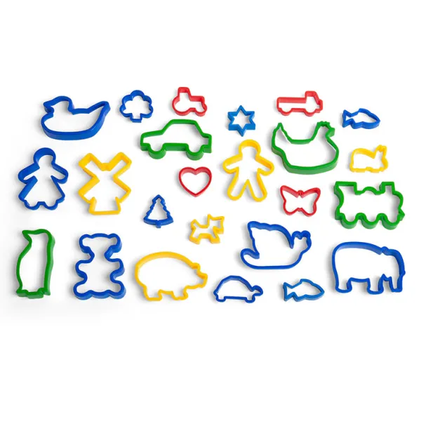 Bigjigs Toys Jar of 24 Pastry Cutters