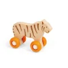 Bigjigs Toys Jungle Animal on Wheels - Tiger