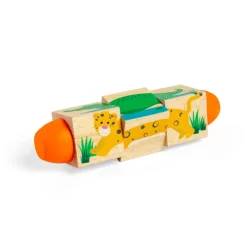 Bigjigs Toys Jungle Twist Blocks