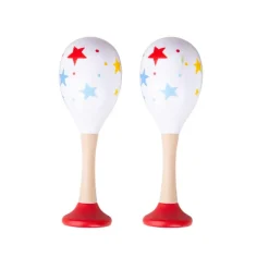 Bigjigs Toys Junior Maraca (One Pair - Red)