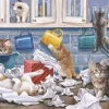 House of Puzzles Kitty Litter - BIG 250 Piece Jigsaw Puzzle
