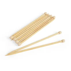 Bigjigs Toys Knitting Needles Bamboo (Pk 10)